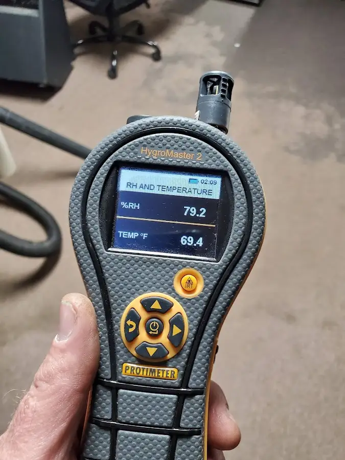 Moisture meter humidity assessment for Fire & Smoke Damage Restoration in Ellsworth